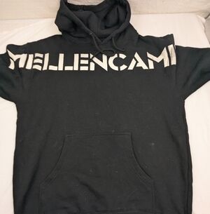 John Cougar Mellencamp Concert Merch Black Hoodie Large & Small